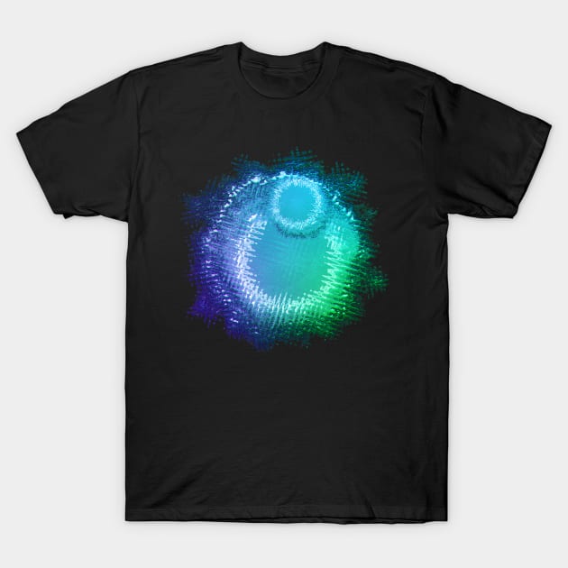 Abstract Neon Virus Splat T-Shirt by JDWFoto